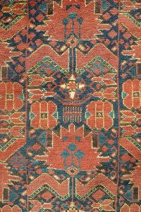 Ковер беширский, Западный Туркестан, XIX в.; шерсть, ворсовое ткачество
