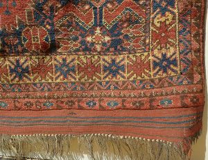 Ковер беширский, Западный Туркестан, XIX в.; шерсть, ворсовое ткачество
