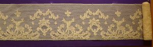 Кружево мерное. Франция, XIX вв. Лен; плетение на коклюшках.