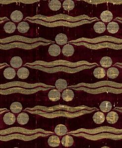 Фрагмент турецкой (османской) ткани с мотивом чинтемани