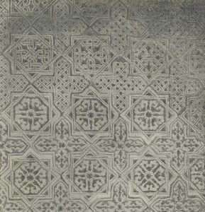 Мавзолей Айша-Биби близ г. Джамбула. XII-XIII вв. Деталь орнаментации портала
