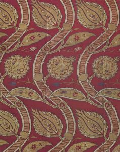 Фрагмент турецкой (османской) ткани с композицией "долашмалы"