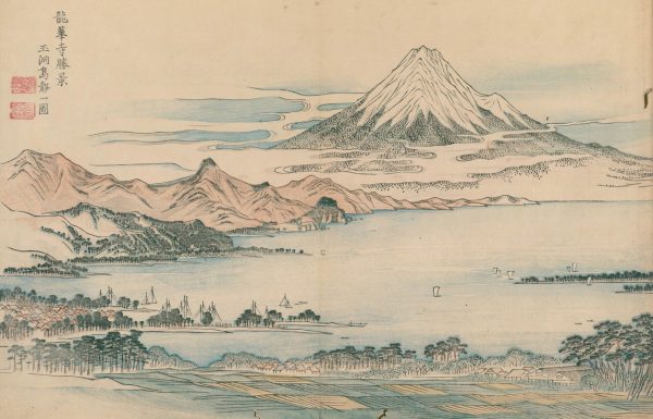 Вид горы Фудзи (Фузи, Фуджи)