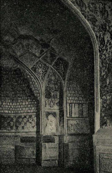 Медресе Абдул-азиз-хана в Бухаре. 1651/52 г. Декорация стен мечети
