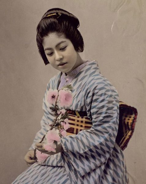 Портрет женщины. Япония, конец XIX - начало XX вв.