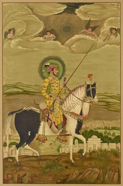 Портрет шаха Джехана (около 1640 г.). Индийская миниатюра
