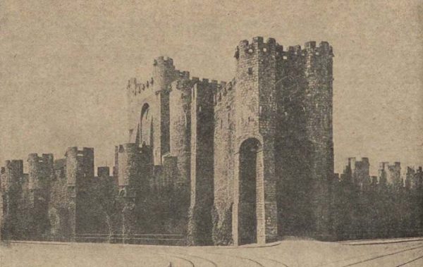 Замок графов Фландрии в Генте (конец XII в.)