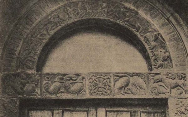 Тимпан северного портала собора в Модене (XII в.)