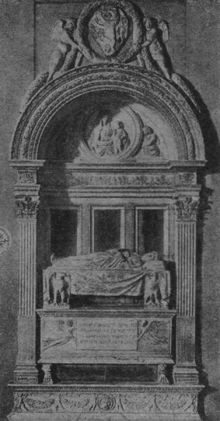 Бернардо Росселлино. Гробница Леонардо Бруни. Мрамор. Санта-Кроче. Флоренция