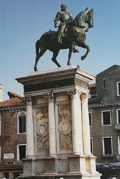 Верроккио. Статуя Коллеони. Венеция