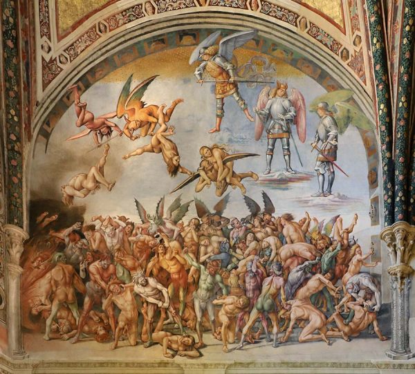 Синьорелли. Последние дни мира. Фреска собора в Орвьетто