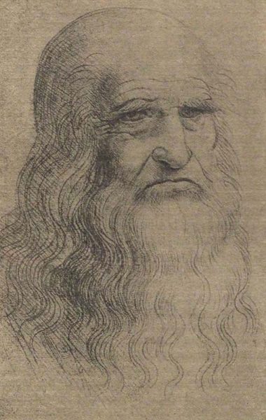Леонардо да Винчи. Автопортрет. Рисунок